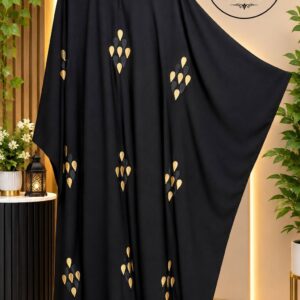 Shathi Gold Butterfly Sleeve Borka