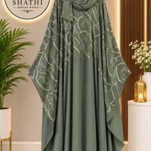 Shathi Signature Embroidered Abaya