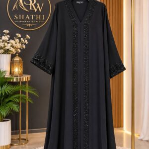 Shathi Classic Black Everyday Borka